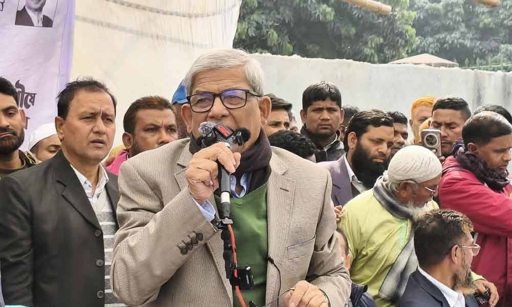 স্বাধীনতাবিরোধীদের হাতে দেশ নিরাপদ নয়: মির্জা ফখরুল